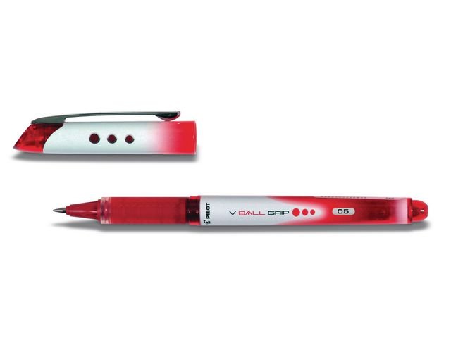 Bläckkulpenna PILOT V - Ball Grip 0,5 röd