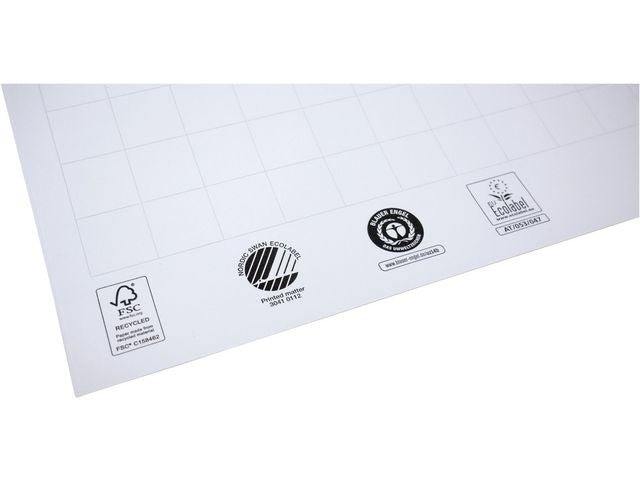 Blädderblock Sketch Eco rutigt 5x20st