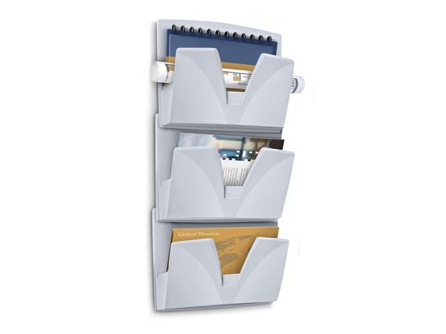 Blankettfack LYRECO 3 - fack ljugrå