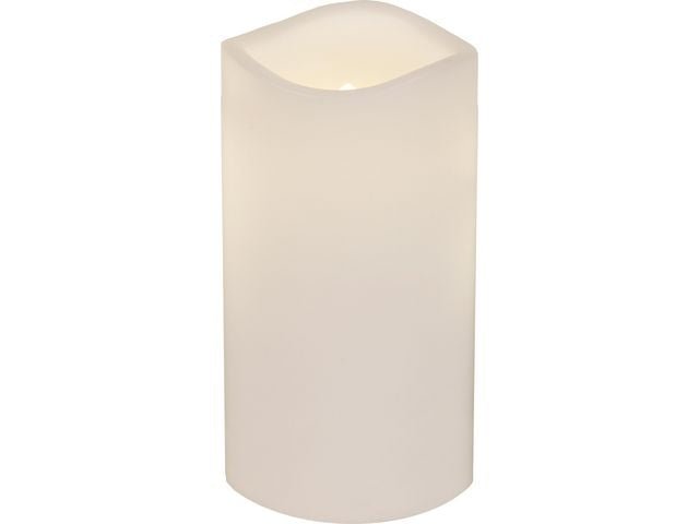 Blockljus STAR T Paul LED 15cm vit