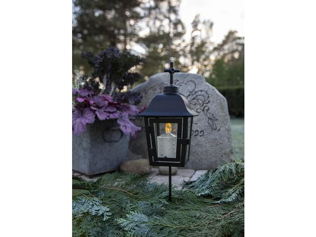 Blockljus STAR T Paula LED 11,5cm beige