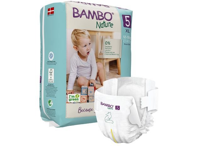 Blöja BAMBO Nature S5 12 - 18kg 22/fp