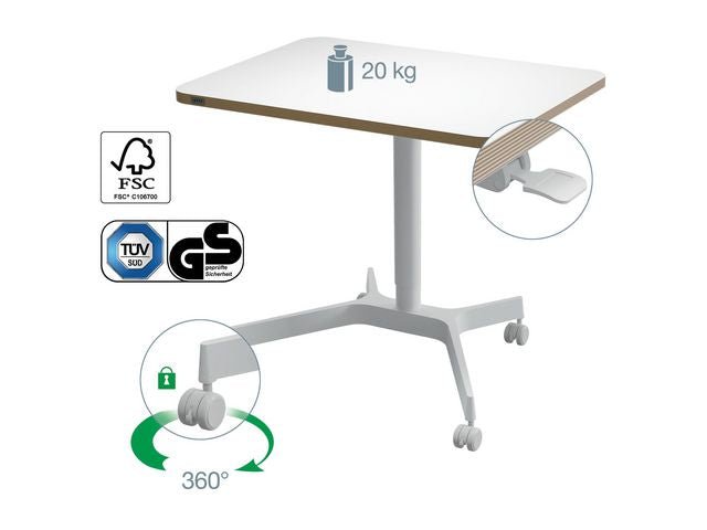 Bord LEITZ Ergo höj och sänkbart vit