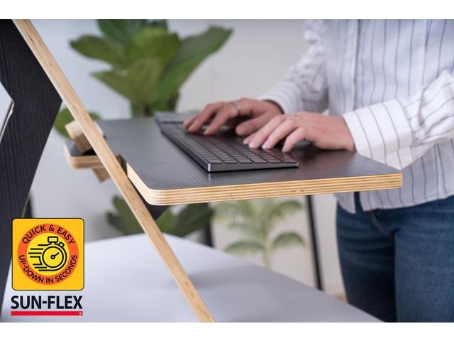 Bord SUN - FLEX Easydesk Rise svart