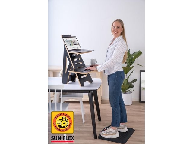Bord SUN - FLEX Easydesk Rise svart
