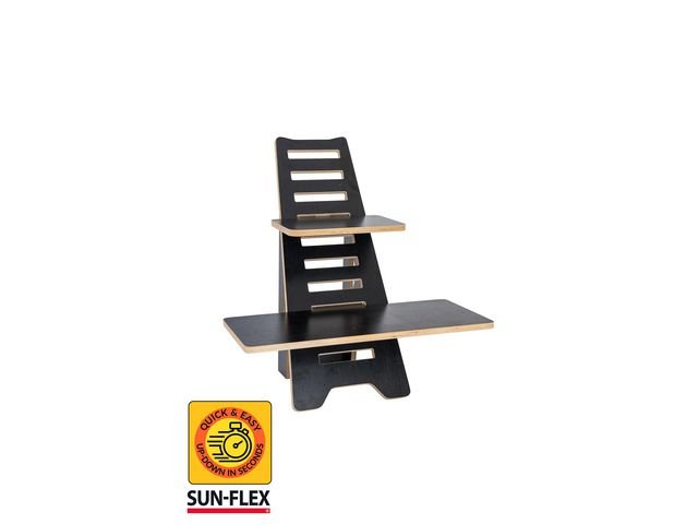 Bord SUN - FLEX Easydesk Rise svart