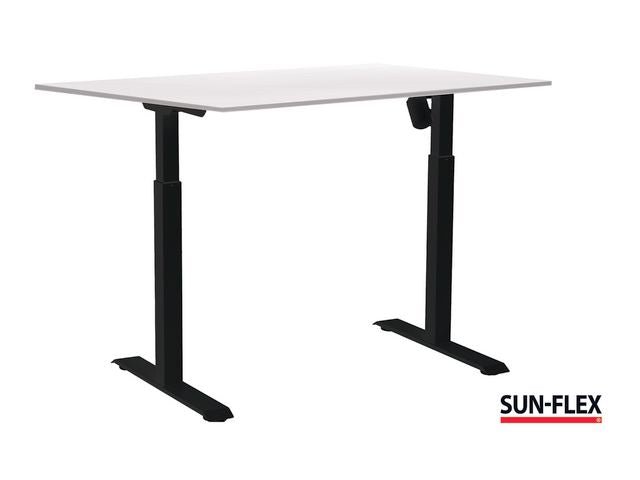 Bord SUN - FLEX I höj/sänk 140x80 svar/vit