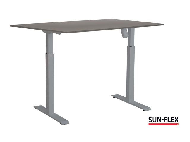 Bord SUN - FLEX II höj/sänk 160x80 grå/grå