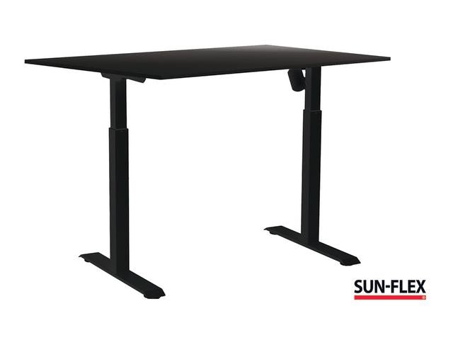 Bord SUN - FLEX II höj/sänk 160x80 sva/sva