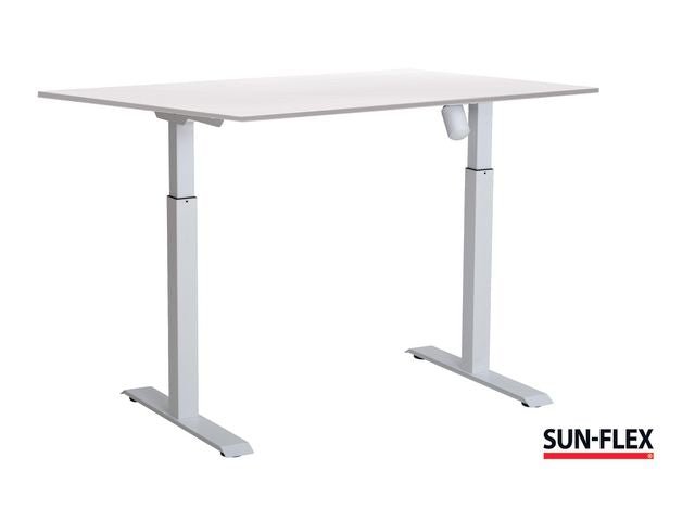 Bord SUN - FLEX II höj/sänk 160x80 vit/vit
