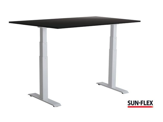 Bord SUN - FLEX VI höj/sänk 160x80 vit/sva