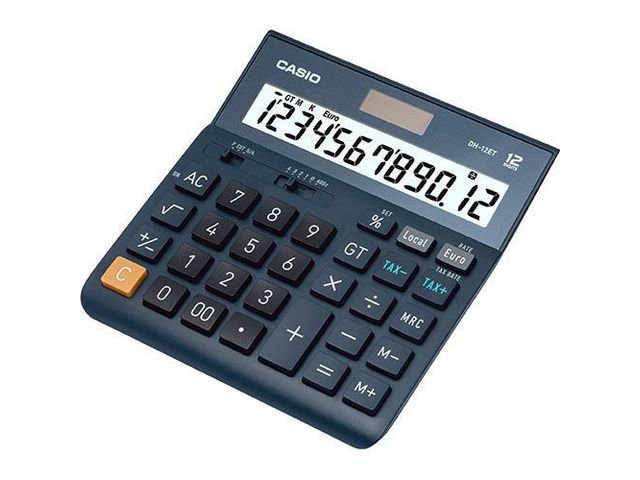 Bordsräknare CASIO DH - 12ET svart