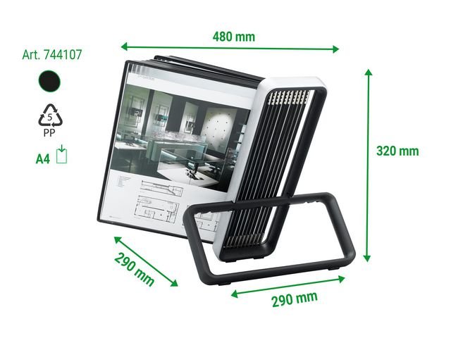 Bordsställ DJOIS ink 10 fickor svart