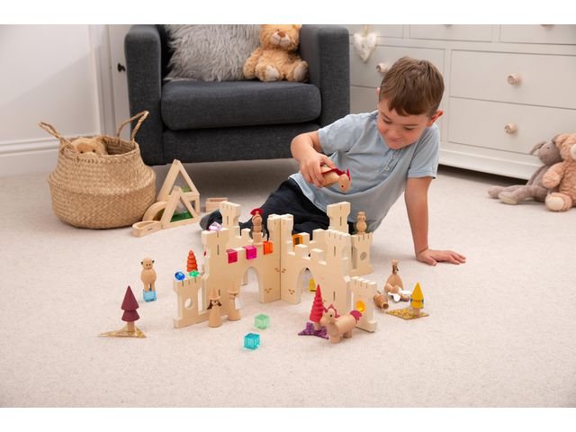 Byggset Slottet I trä