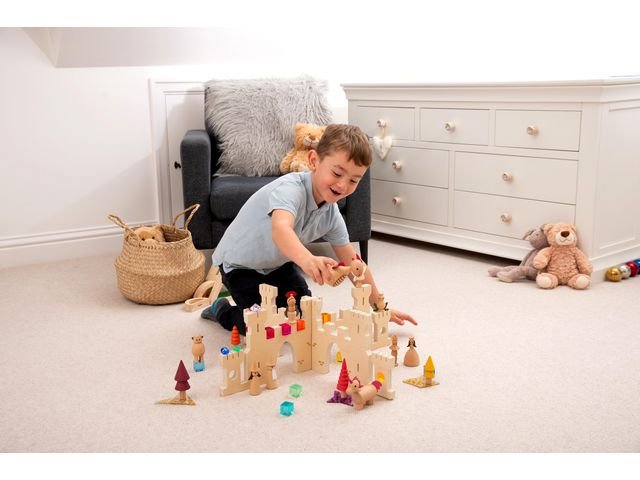 Byggset Slottet I trä