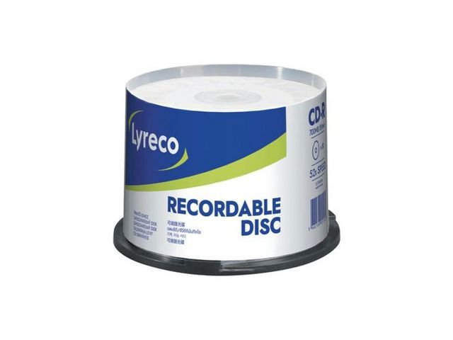 CD - R LYRECO 700MB 50/fp