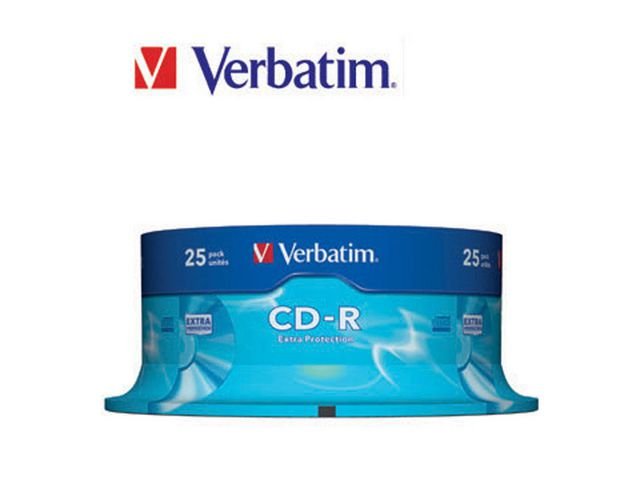 CD - R VERBATIM 700MB 25/fp