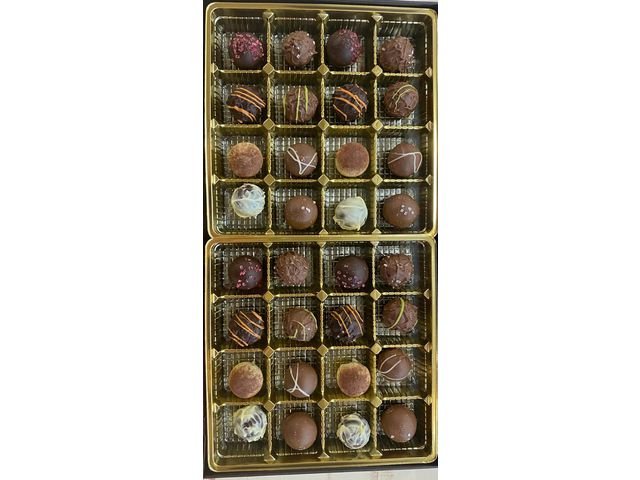 Choklad Presentask tryfflar rosa 420g