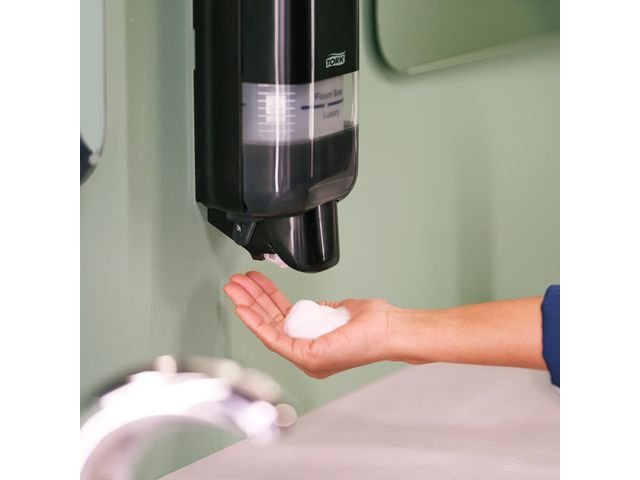 Dispenser TORK S4 tvål/handsprit svart