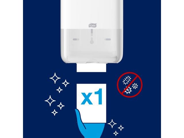 Dispenser TORK T3 toalettpapper vit