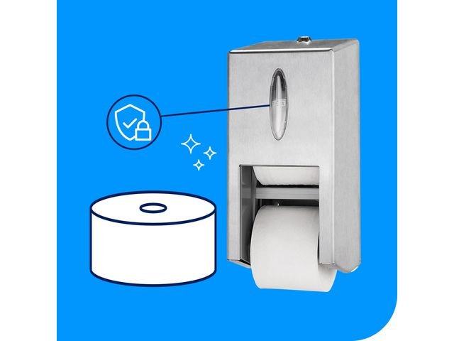 Dispenser TORK T7 Optiserve 2rl stål