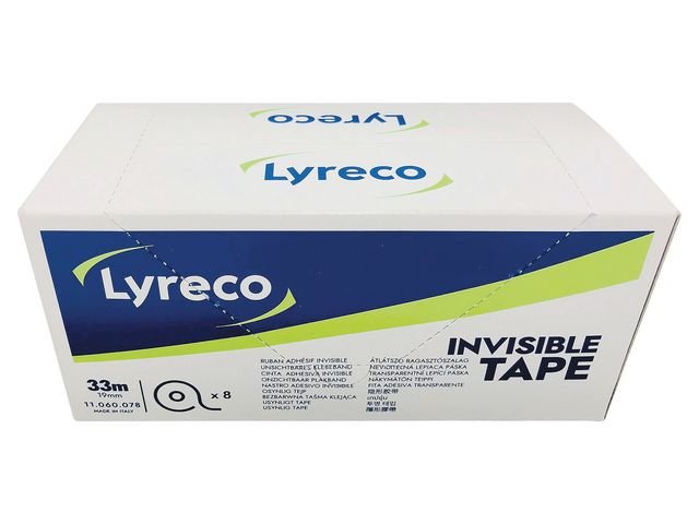 Dokumenttejp LYRECO 19mmx33m 8/fp