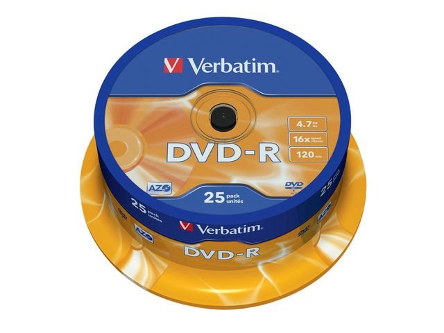 DVD - R VERBATIM 4,7GB 25/fp