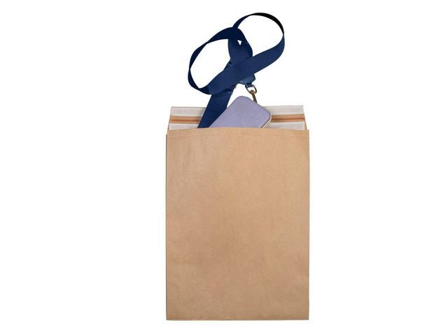 E - handelspåse Papper M 240x340x80 250/fp