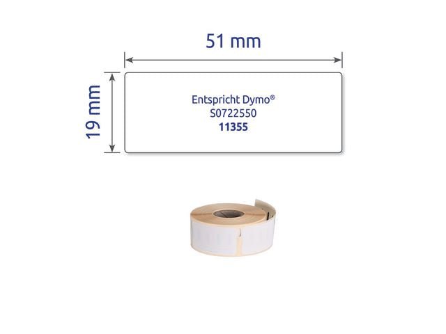 Etikett AVERY Universal 19x51mm 500/fp
