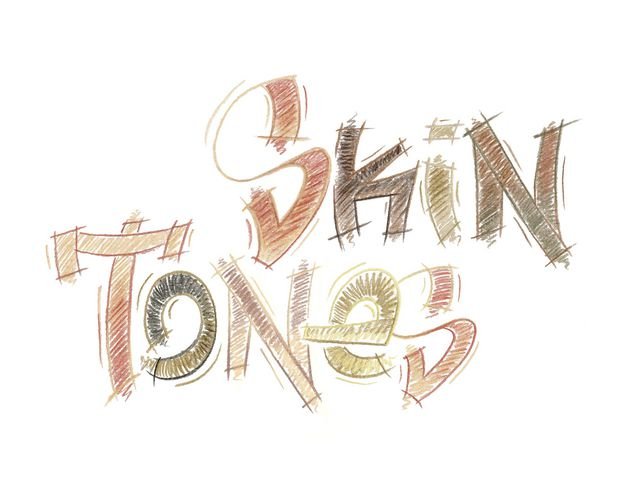 Färgpenna Black Edition Skin tones 12/fp