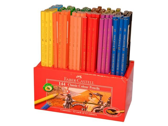 Färgpenna FABER - CASTELL 12x12 färger