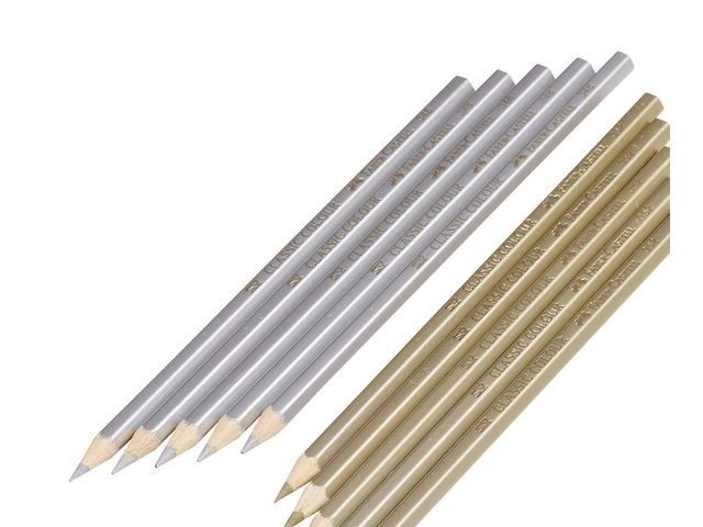 Färgpenna FABER - CASTELL silver 5/fp
