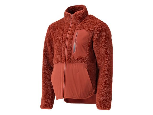Fiberpälsjacka Customized höströd 3XL