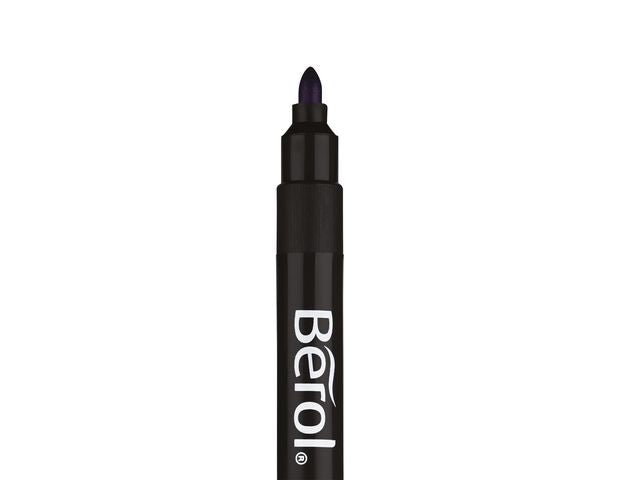 Fiberpenna BEROL Broad svart 12/fp