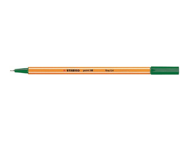 Fineliner STABILO Point 88 grön