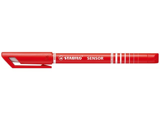 Fineliner STABILO Sensor 0,3mm röd