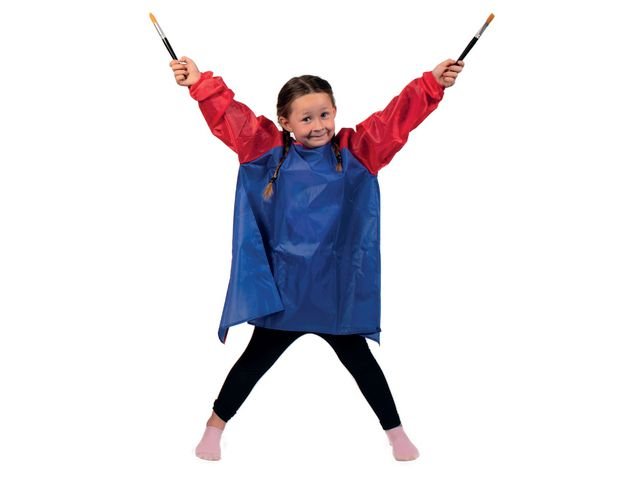 Förkläde med ärmar 3 - 5år längd 57cm