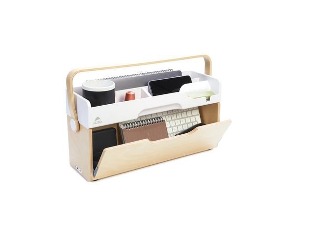 Förvaringsbox bärbar ALBA trä