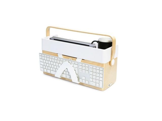 Förvaringsbox bärbar ALBA trä