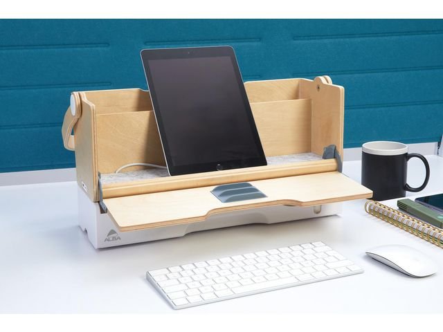 Förvaringsbox bärbar ALBA trä