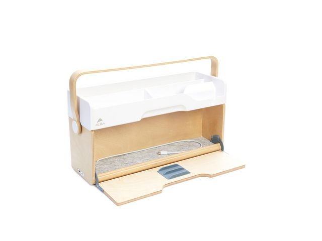 Förvaringsbox bärbar ALBA trä