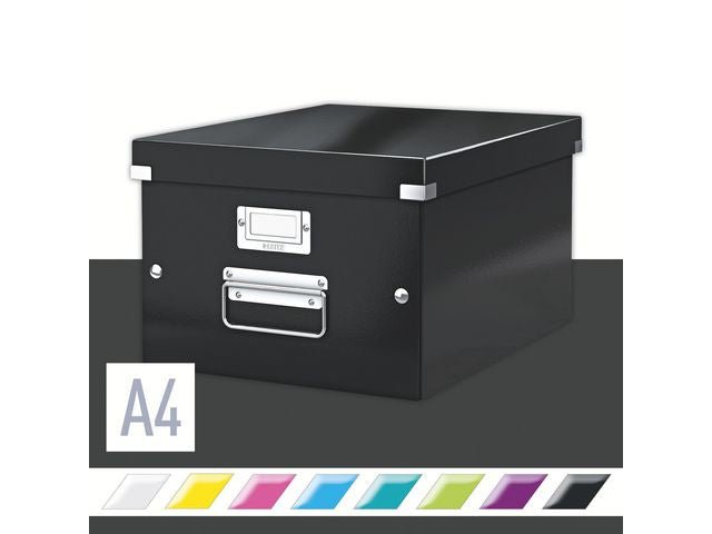 Förvaringslåda ClicknStore medium svart