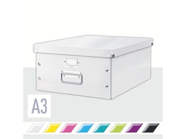 Förvaringslåda ClicknStore stor vit