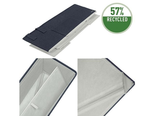 Förvaringsväska LEITZ tyg mörkgrå