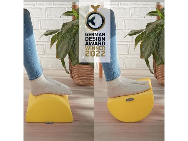 Fotstöd LEITZ Ergo Cosy gul