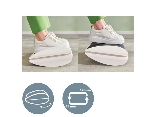 Fotstöd LEITZ Ergo Justerbart ljusgrå