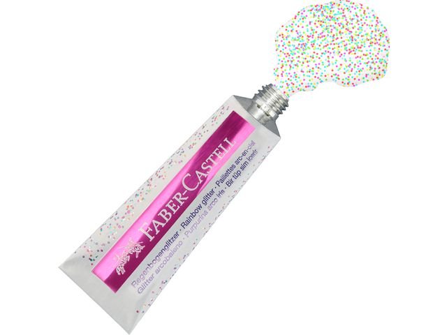 Glitterfärg FABER Rainbow 2 x12 ml