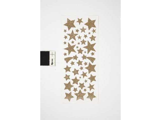 Glitterstickers guld stjärnor 110/fp