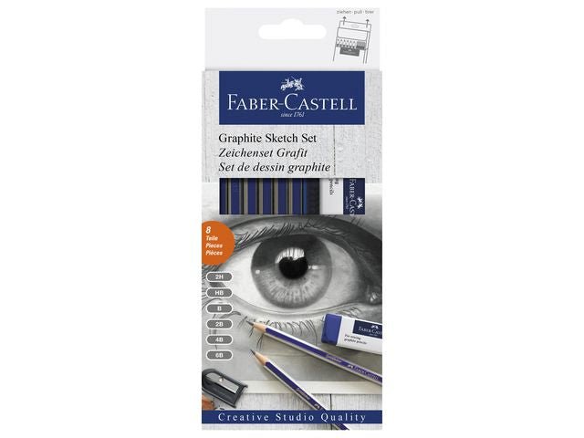 Grafitpennor FABER - CASTELL 8/fp