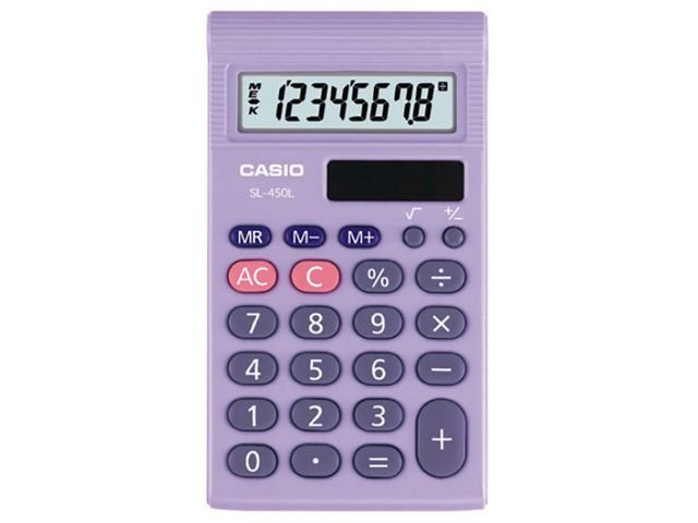 Grundskoleräknare CASIO SL - 450S